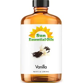 Sun Essential Oils 8oz - Vanilla Essential Oil - 8 Fluid Ounces