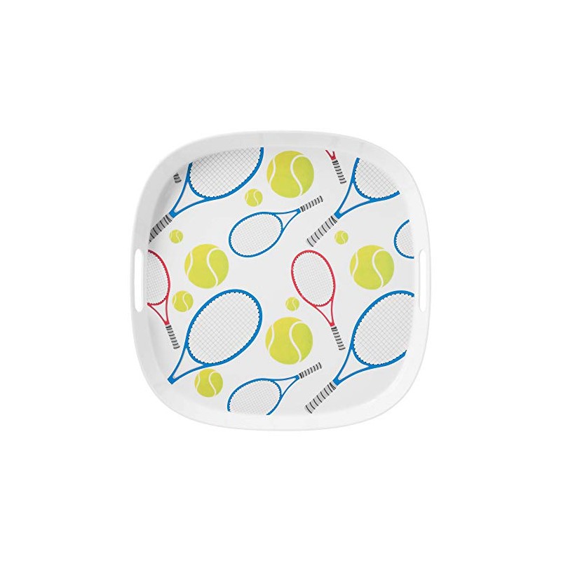 Supreme Housewares Tennis 15 Inch Melamine Serving Tray