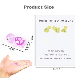 Pocket Hug with Greeting Cards, Long Distance Relationship Gifts, Anxiety Relief, Mental Health Positivity, Autism Fidget Gift, Stress Relief Gift for Her Him (purple)