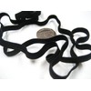 5ms of 6mm Black Sewing Accessories Flat Thin Elastic high