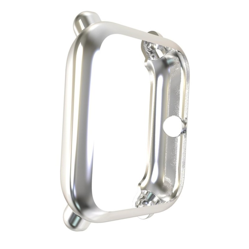 jojofuny 9pcs TPU Smartwatch Protective Shells for Elegant Silver Cases