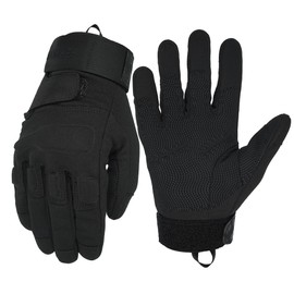Seibertron Adult Or Youth S.O.L.A.G Sports Outdoor Full Finger Touchscreen Gloves Black XXL