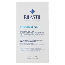 Rilastil - Progression (+) Sérum Antiarrugas, Reafirma e Hidrata, con Ácido Hialurónico, para Pieles en Pre y Menopausia, Apta para Todo Tipo de Pieles, Incluso las Más Sensibles - 30 ml