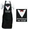 Dressed to Grill Novelty Apron. BBQ or Kitchen. Men &