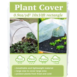 Plant Covers Freeze Protection 10x10ft Floating Row Cover 0.9oz/yd² Plant Covers for Winter Garden Fabric for Cold Sun Protection