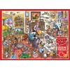 Cobble Hill 1000 Piece Puzzle - DoodleTown: Thanksgiving Togetherness -
