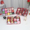 RomanticBaking 50PCS 10x7x2 inches Clear Cookie Boxes Strawberry Boxes Bakery