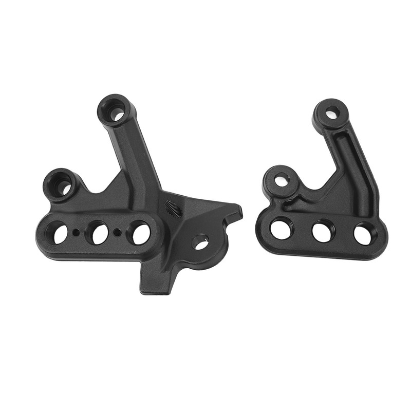 Motorcycle Foot Pegs Bracket Set Metal Construction Stable High Strength