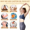 Castor Oil Pack - Reusable Wrap Adjustable Pack Wrap Kit