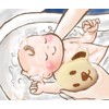Nippon Puff Dog Baby -step- Organic Cotton Bath Sponge d