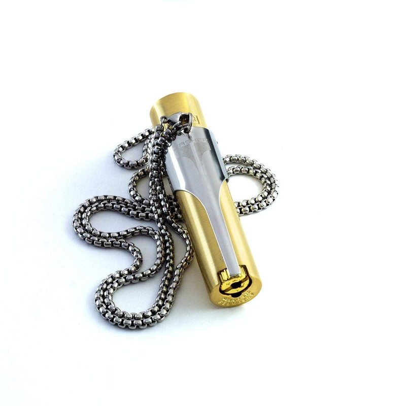 Kasher’s Lighter Necklace with Lighter Tool - Lightweight & Multipurpose