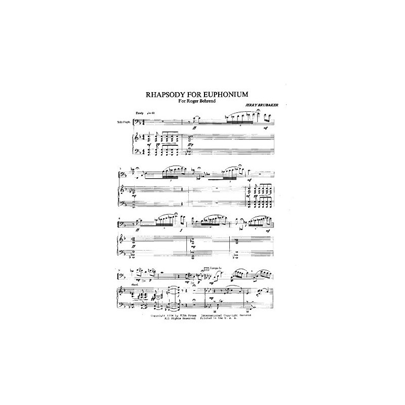Rhapsody for Euphonium