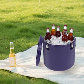 FFanhia Insulated Soup Container Commercial Food Warmer for Hot or Cold Food & Beverage, 50L/13.21Gal 304 Stainless Steel Portable Soup Box for Restaurant Canteen Home Party Lunch