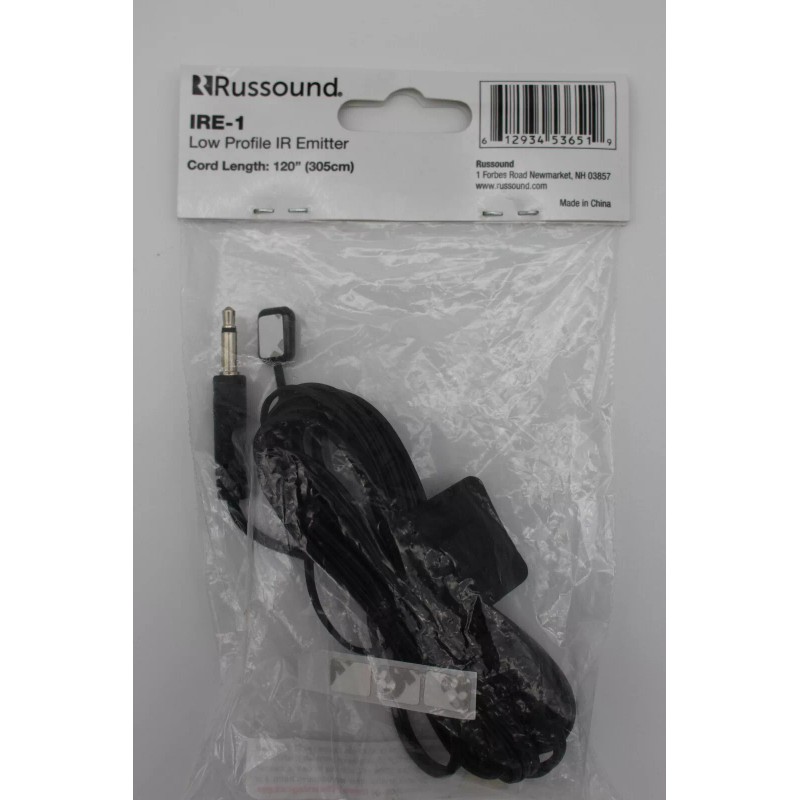 Russound NEW Russound IRE-1 Low Profile IR Emitter 120" cord