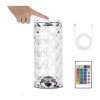 Rose Lampara Diamond 3d Buro Mesa Táctil Led Multicolor Rgb