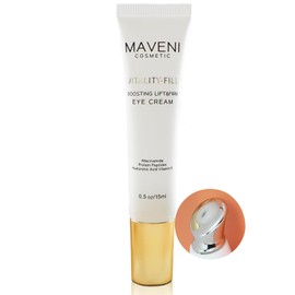 Maveni Eye Beauty Serum, Effective, Eye Care Serum, 0.5 fl oz (15 ml), Developed by Dermatologists, Doctor's Cosmetics, Ceramide, Niacinamide, Vitamin E, Hyaluronic Acid, Sensitive Skin, Dry Skin