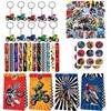 Yhjxly 84 Piece Motorcycle Party Bag Set, Motocross Theme Children's