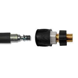 M&M Smartek Parkside Pressure Washer Adapter - Quick Connect to M22 Male Thread - with Rubber - Compatible with Parkside - Robust Replica Quality