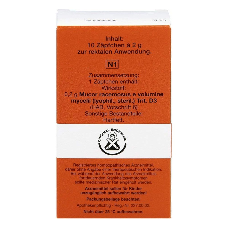 Sanum-KehlbECK Mucokehl D3 Suppositories, Pack of 10