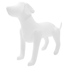 Mobestech Inflatable Dog Mannequin 31.5 Inch Standing Pet Clothing Display Model for Pet Shop Apparel Exhibition and Retail Store Counters
