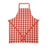 Didi's Kitchen Cotton Apron Checkered Red & White