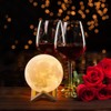 Mayround 3D Full Moon Lamp, 15cm/5.9 Inch LED Lunar Moon