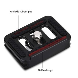 Mugast Mini Quick Release Plate,Portable Camera Mount Tackle Photography Accessory for SIRUI TY-C10 T005 T-025 Ball Head