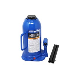 K Tool International HD63230 30 Ton Hydraulic Bottle Jack for Garages, Repair Shops, and DIY, 60,000 lbs. Capacity, Lift Range 10.24" - 16.54", Heavy Duty Steel, Load-limiting/Bypass Valves, Blue