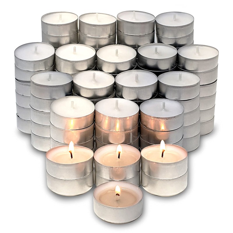Hyoola Tea Lights Candles - 200 Bulk Candles Pack -