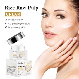 Daxstar Pure Rice Essence Holy Hydration Face Cream,Sunscreen, Moisturizes & Softens Skin, Quick-Absorbing & Ultra-Hydrating, 1.8 Oz