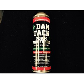 Dan Tack Professional Quality Foam & Fabric Spray Glue / Adhesive Big Can 12 oz supplier_onlinepromusic