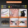 Filluck 349PCS Car Automotive Electrical Wire Connectors 1/2/3/4 Pin 24