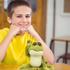 CLKDPNO Frog Plush Toy, Soft Frog Stuffed Animal, Animal Plush