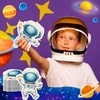 100Pcs Astronaut Shape Disposable Watercolor Style Paper Luncheon Dinner Napkins