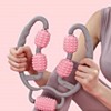 Massage Roller Home Training Neck Thigh Calf Stretching Exercise Equipment pink