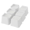 Lutown-Teen 6 Pack Bed Risers 3 Inch Heavy Duty Oversized