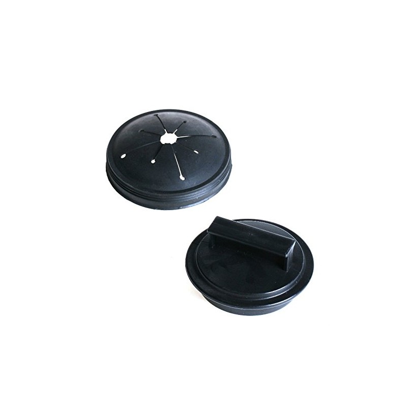 Waste King Black Disposer EZ Mount Garbage Disposal Stopper and