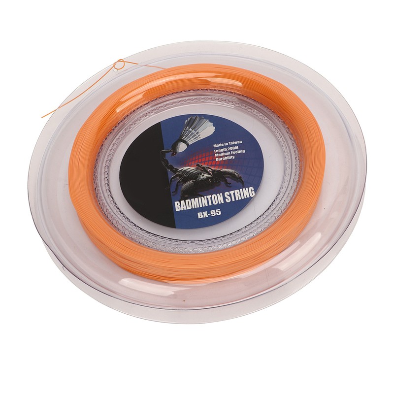 POWERTI Badminton Racquet String High Elasticity Wear Resistant Resin Fibre