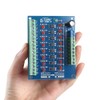 DONGKER Optocoupler Isolation Board, 24V to 3.3V 8-Channel Photoelectric Isolation