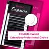 Cashmere Eyelash Extensions 0.03 D Curl 11mm Single Tray Premium