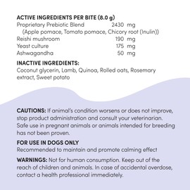 CRUMPS NATURALS Gutsy-Calm Bites 4.6oz/130g, Dog Treats, Supplements