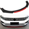 LABLT Universal Car Front Bumper Lip Spoiler Splitter Protector Red