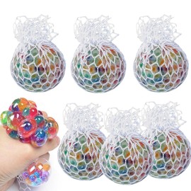 Stress Balls, Anti-Stress Ball, Stress Ball for Adults, Stress Balls, Anti-Stress Toy for Children, Colourful Anti-Stress Squeeze Grape Balls Children Adults for ADHD Anxiety Tension and Stress (Pack