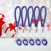 5Pcs Evil Eye Keychain, Turkish Blue Evil Eye Keychain Charms