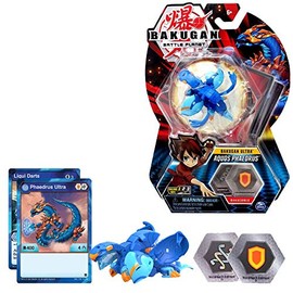 BAKUGAN Ultra Ball Selection Spinmaster | Battle Brawlers Playsets, Bakugan:Aquos Phaedrus