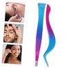 IWOWHERO 1 Set Small Eyebrow Tweezers Beauty Tools Metal Portable