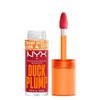 NYX Professional Makeup Lip Gloss with Pout Effect, Glossy Finish & Intense Colour, Extreme Volume & Fullness Thanks to Ginger Oil, Vegan Formula, Duck Plump Lip Lacquer, Pure Plum-P