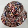 Pyramex FULL BRIM Hard Hat custom hydro dipped , NEW