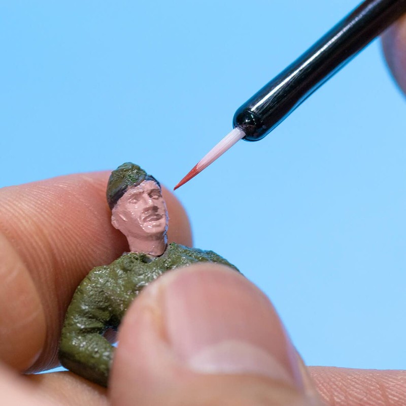 Mineshima HB-2 Hobby Brush, Face Brush, Disposable Type (20 Pieces),