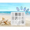 KADS Nail Stamping Image Plate Holder Plate Stand Tray for